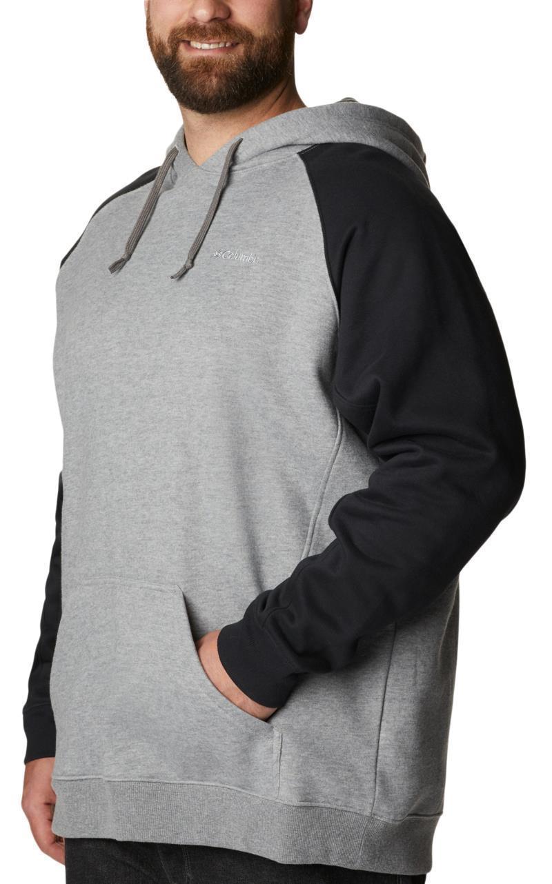 Hart Mountain II Hoodie - Big - Mens - charcoal heather / black 1