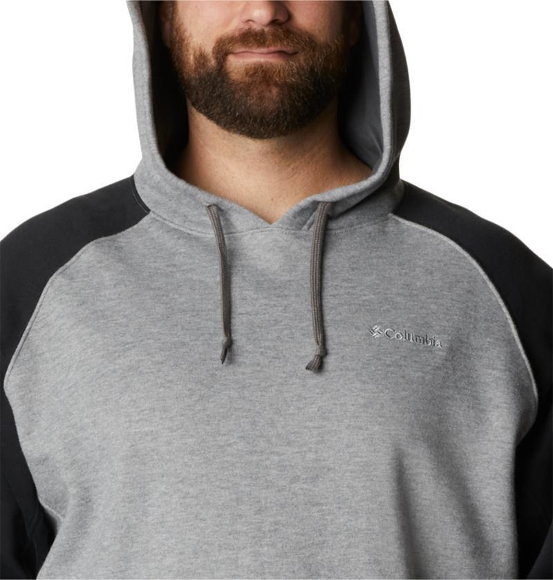 Hart Mountain II Hoodie - Big - Mens - charcoal heather / black 1