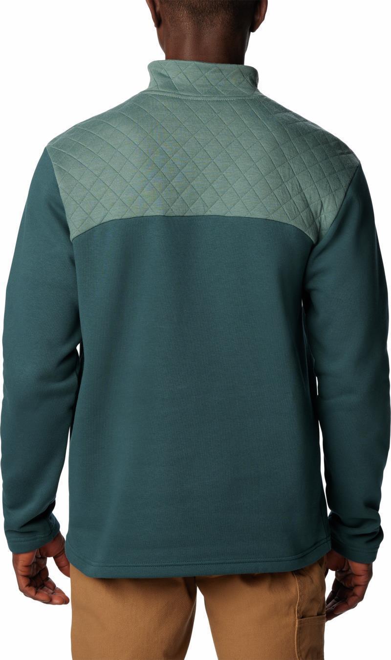 Hart Mountain Quilted Half Snap PO - Mens - Metal / Night Wave 2