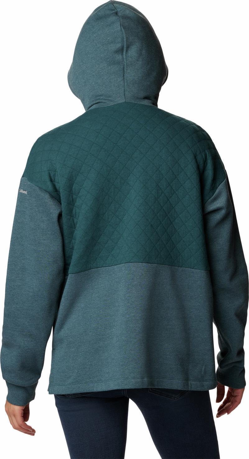 Hart Mountain Quilted Hooded Full Zip - Womens - Night Wave Heather 3