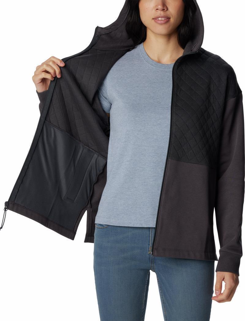 Hart Mountain Quilted Hooded Full Zip - Womens - Shark 3