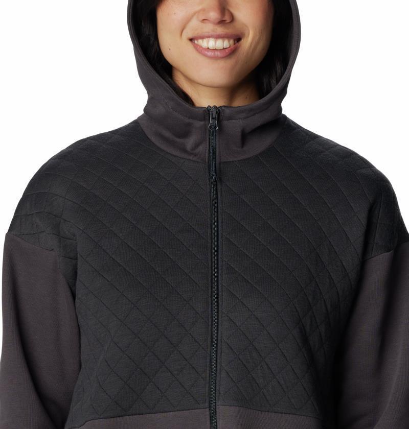 Hart Mountain Quilted Hooded Full Zip - Womens - Shark 4