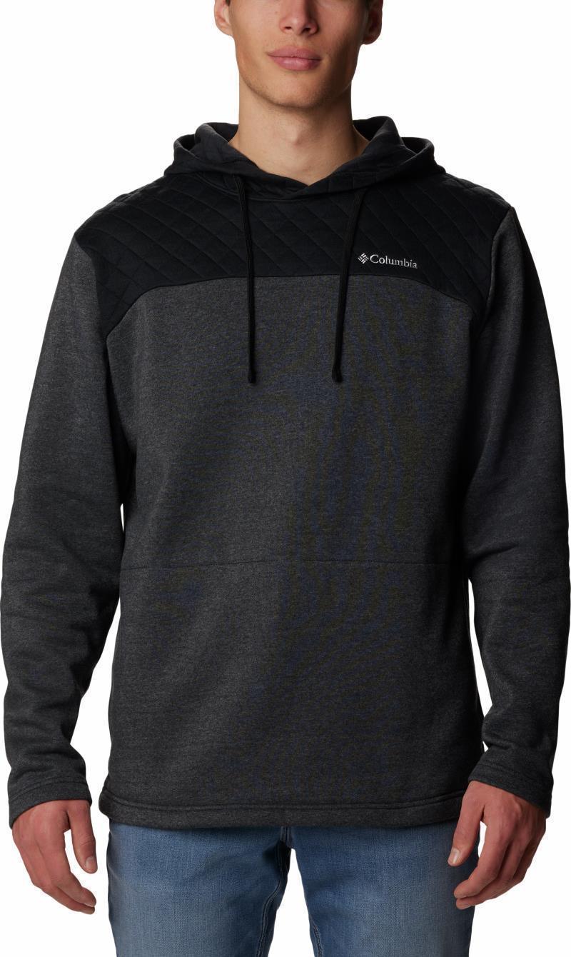 Hart Mountain Quilted Hoodie - Mens - Black Heather 1