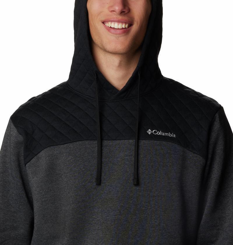 Hart Mountain Quilted Hoodie - Mens - Black Heather 3