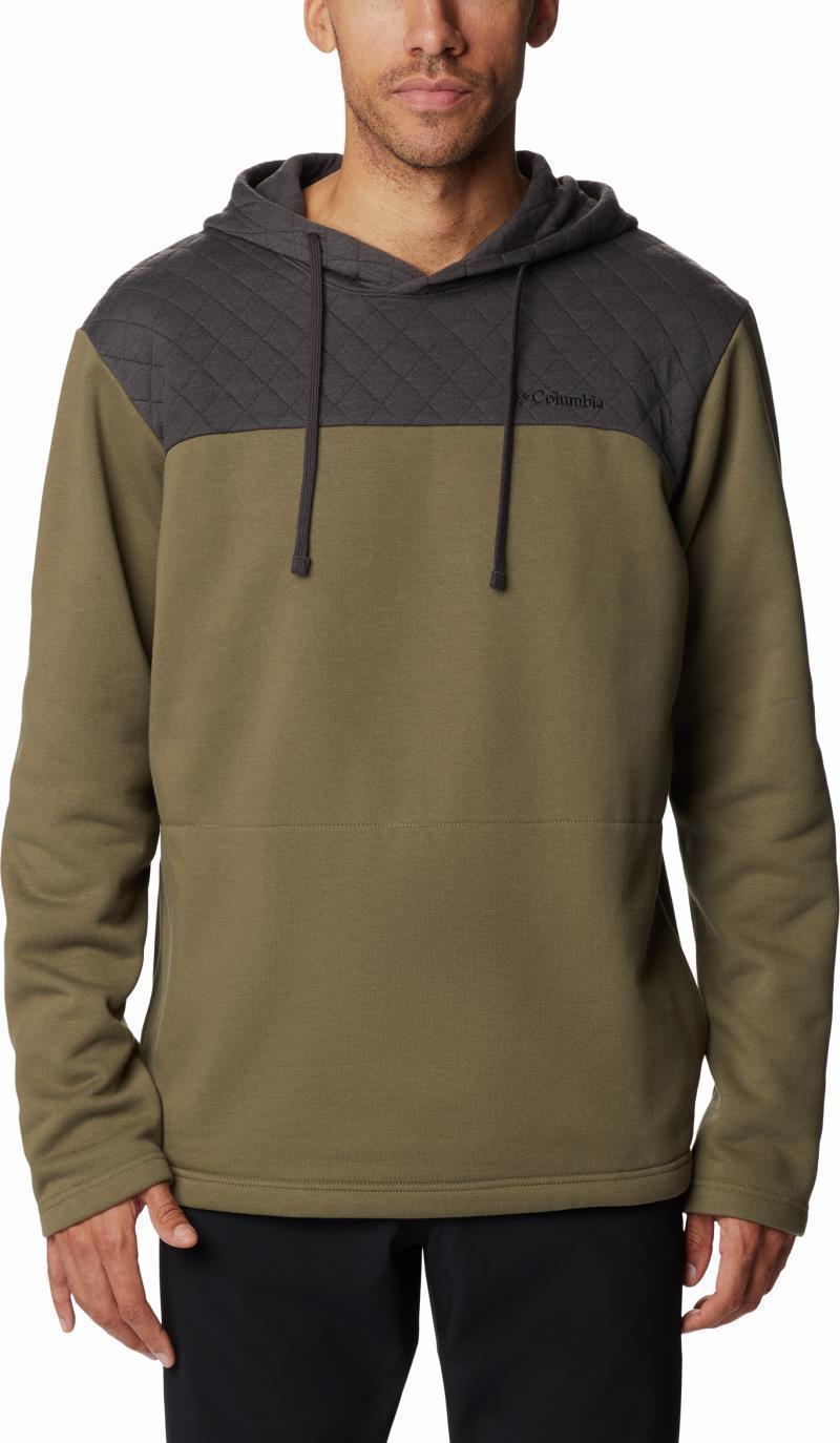 Hart Mountain Quilted Hoodie - Mens - Stone Green / Shark 1