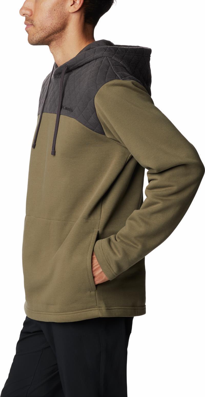 Hart Mountain Quilted Hoodie - Mens - Stone Green / Shark 4