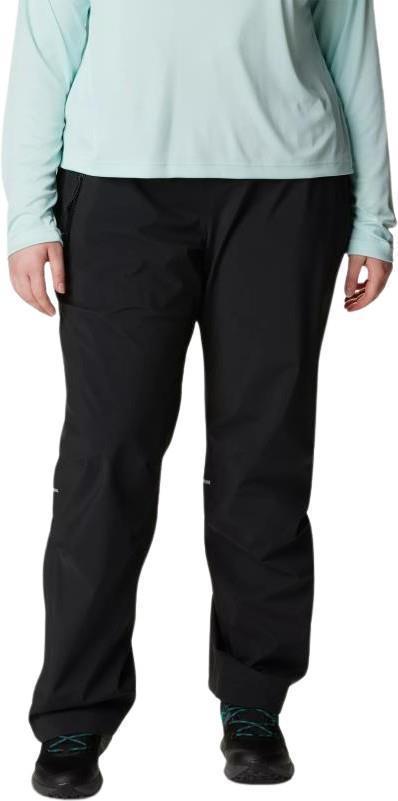 Hazy Trail Rain Pants, Long - Plus - Womens - Black 1