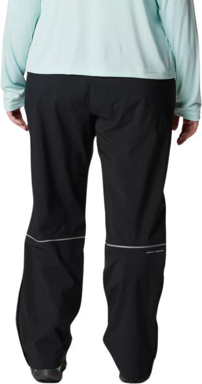 Hazy Trail Rain Pants, Long - Plus - Womens - Black 2