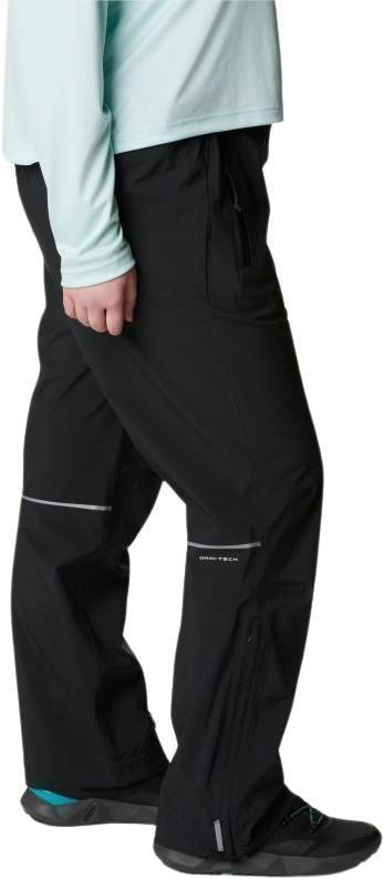 Hazy Trail Rain Pants, Long - Plus - Womens - Black 3
