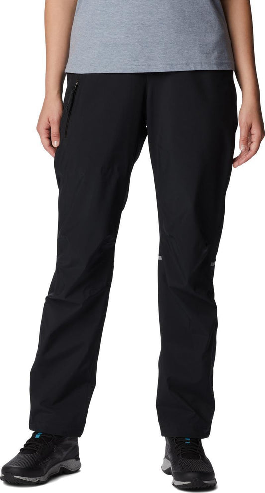 Hazy Trail Rain Pants, Long - Womens - Black 1