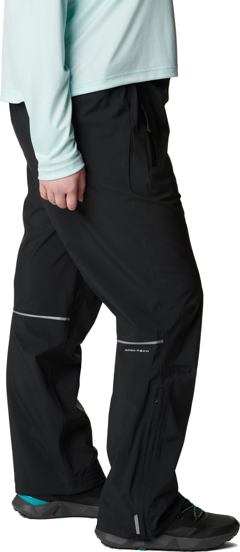 Hazy Trail Rain Pants, Reg - Plus - Womens - Black 2
