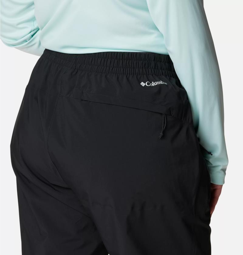 Hazy Trail Rain Pants, Reg - Plus - Womens - Black 5