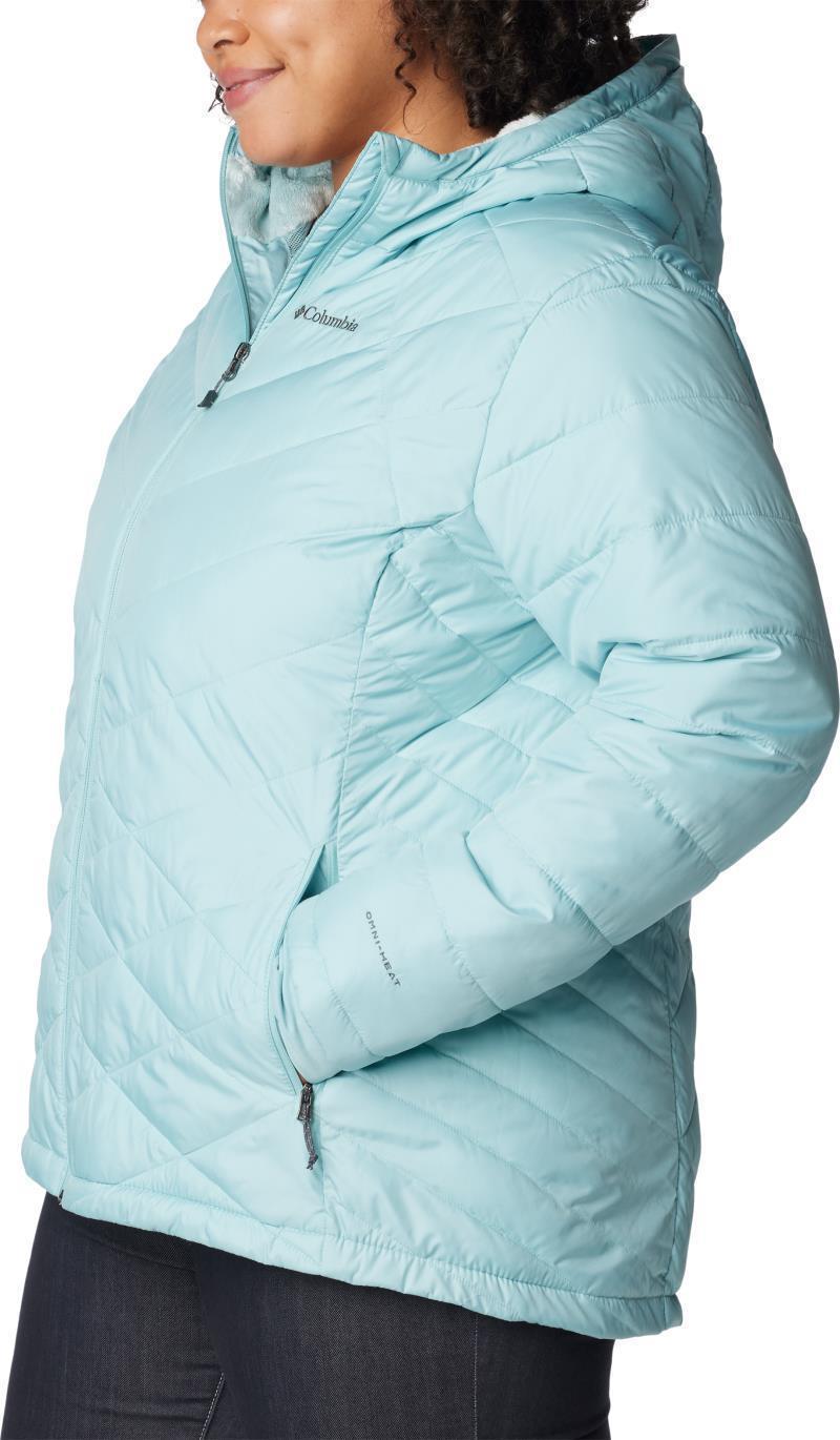 Heavenly Hooded Jacket - Plus - Womens - Aqua Haze 2