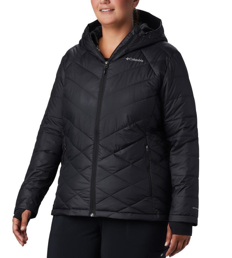 Heavenly Hooded Jacket - Plus - Womens - Black 1