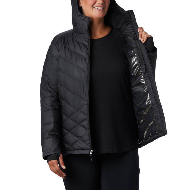 Heavenly Hooded Jacket - Plus - Womens - Black 3