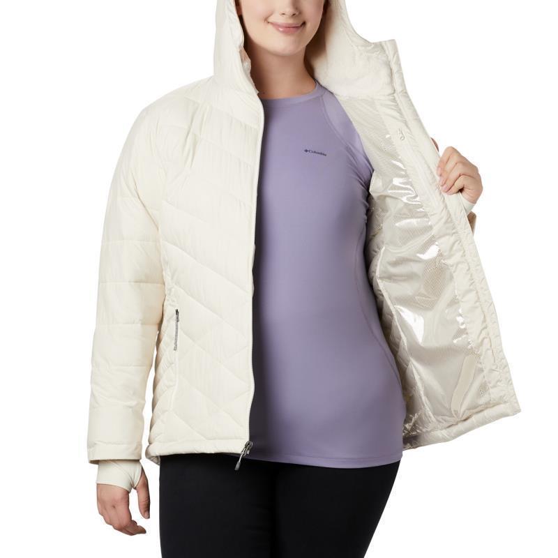 Heavenly Hooded Jacket - Plus - Womens - Chalk 6