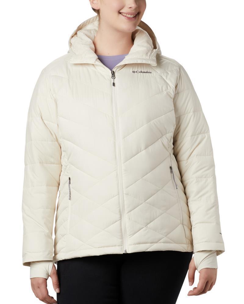 Heavenly Hooded Jacket - Plus - Womens - Chalk 1