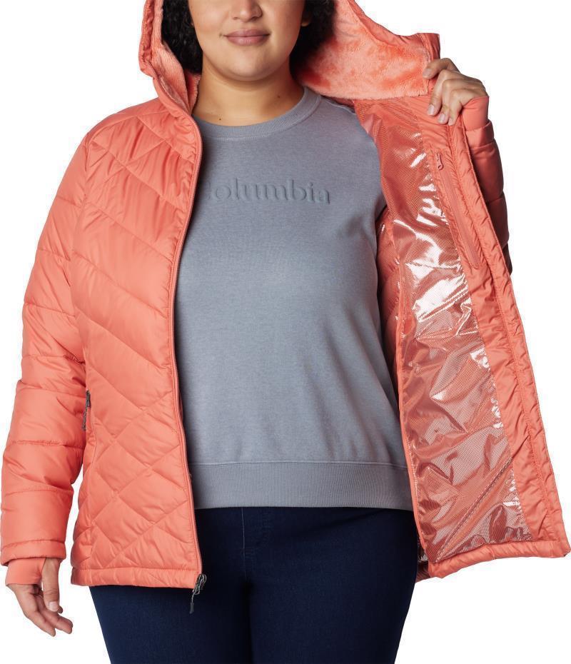 Heavenly Hooded Jacket - Plus - Womens - Faded Peach 5