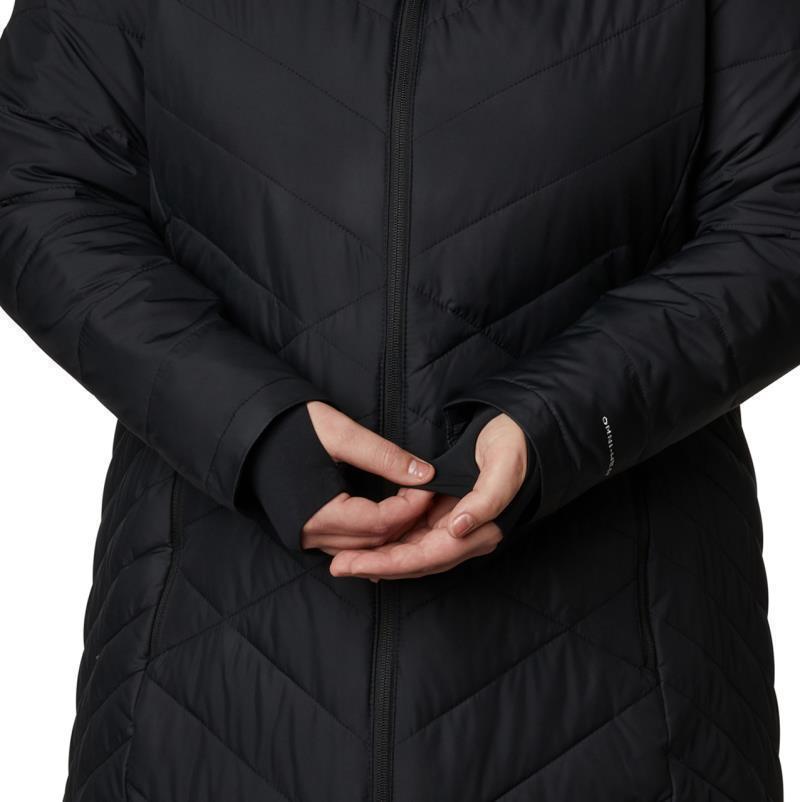 Heavenly Long Hooded Jacket - Plus - Womens - Black 6