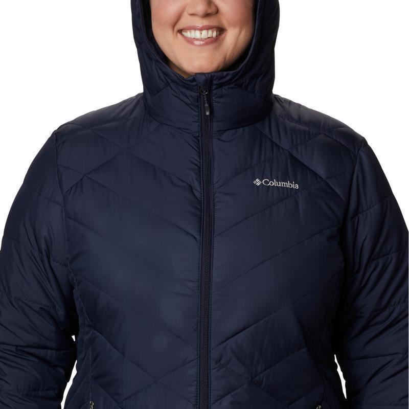 Heavenly Long Hooded Jacket - Plus - Womens - Dark Nocturnal 5