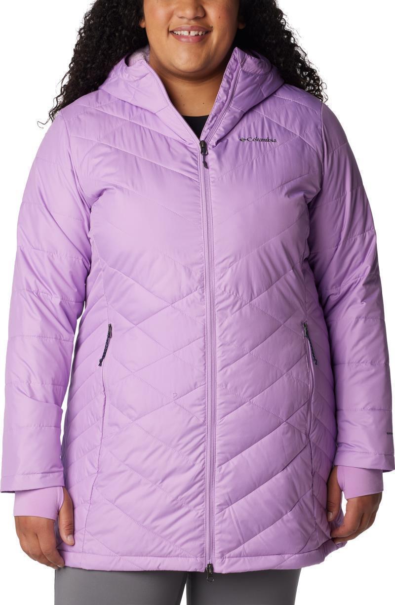 Heavenly Long Hooded Jacket - Plus - Womens - Gumdrop 1