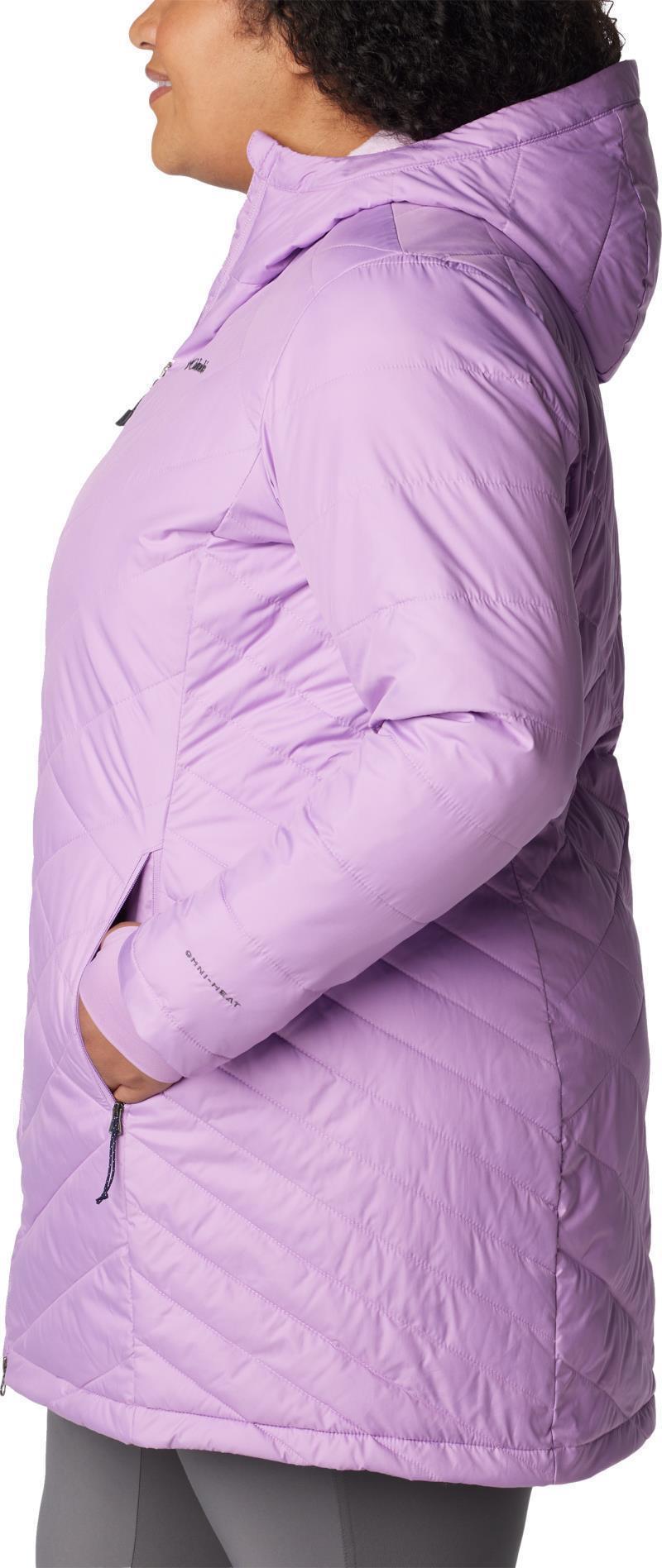Heavenly Long Hooded Jacket - Plus - Womens - Gumdrop 2