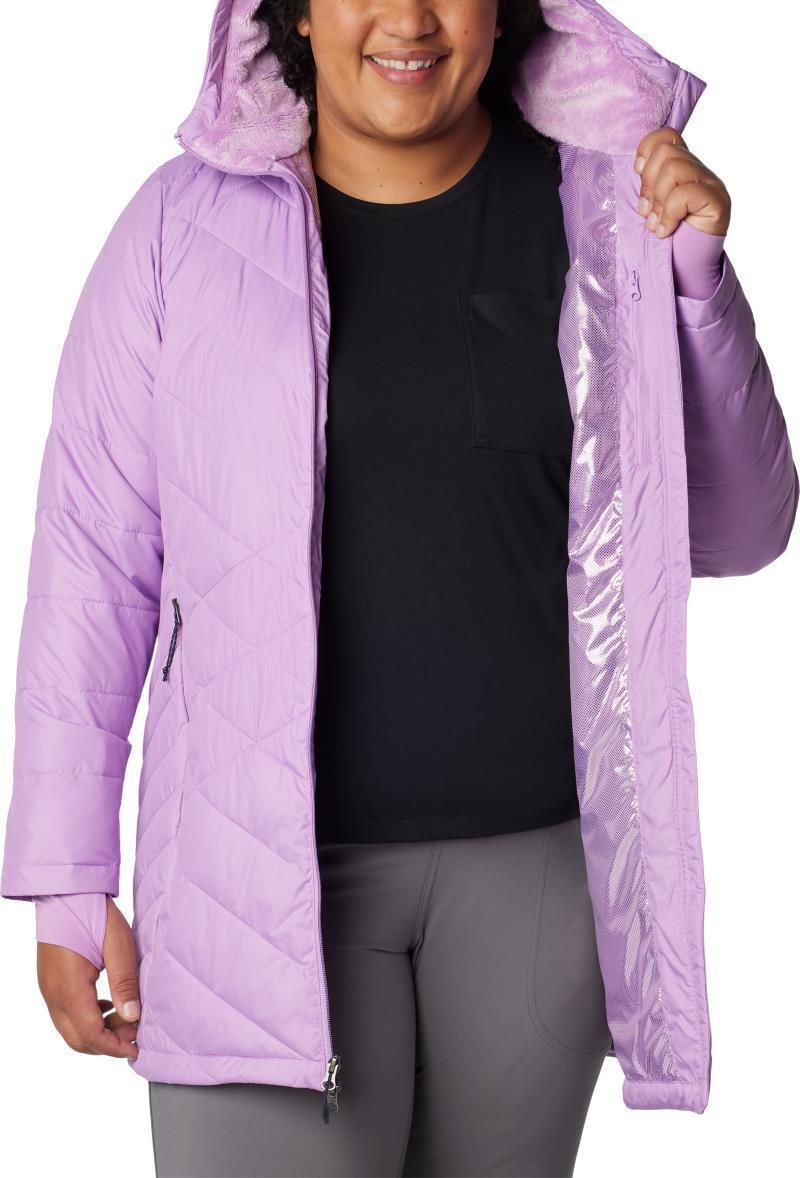 Heavenly Long Hooded Jacket - Plus - Womens - Gumdrop 5