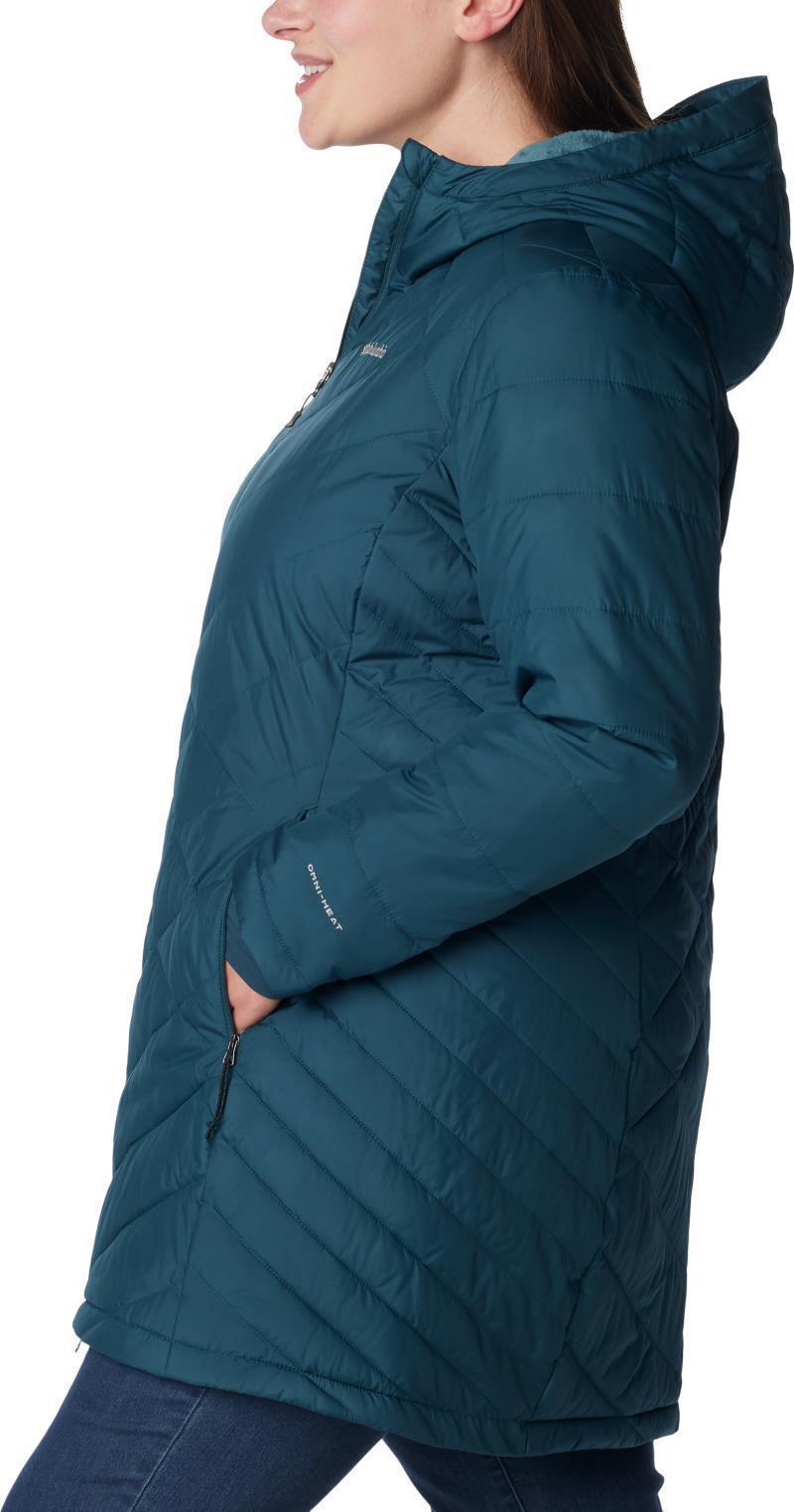 Heavenly Long Hooded Jacket - Plus - Womens - Night Wave 2