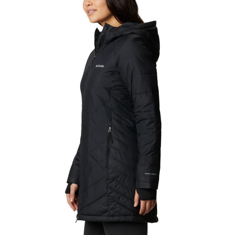 Heavenly Long Hooded Jacket - Womens - Black 4