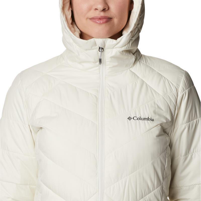 Heavenly Long Hooded Jacket - Womens - Chalk 6