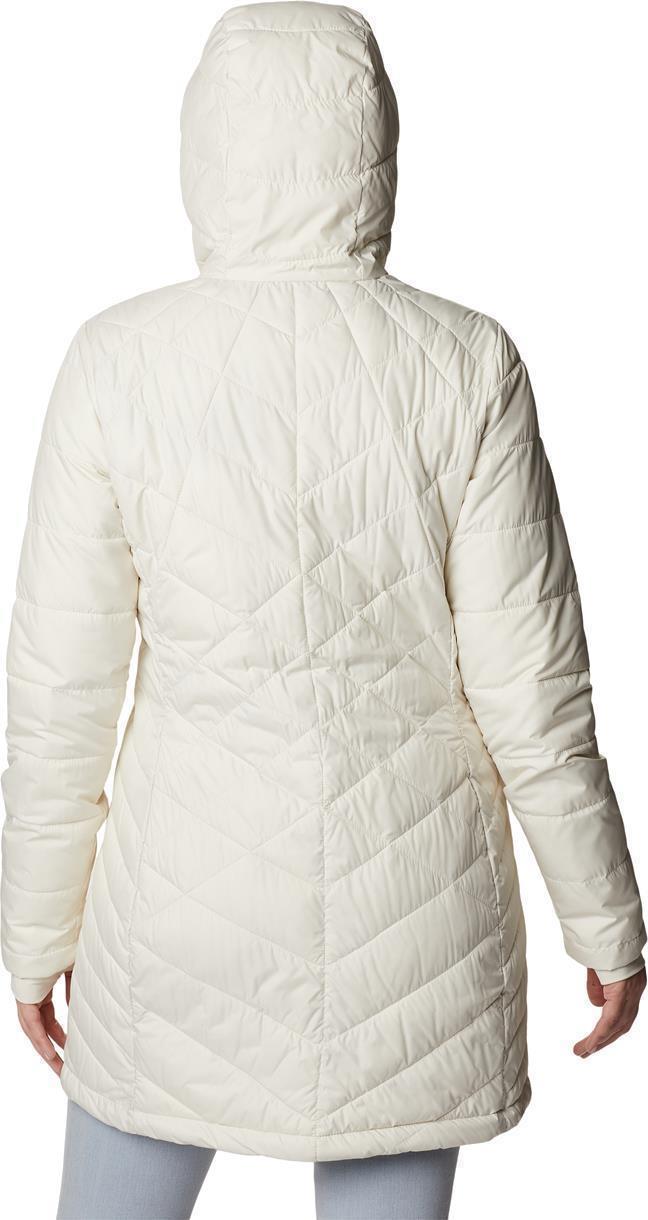 Heavenly Long Hooded Jacket - Womens - Chalk 2