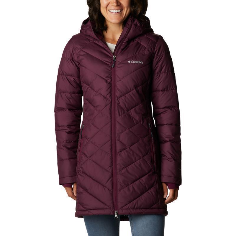 Heavenly Long Hooded Jacket - Womens - Marionberry 1