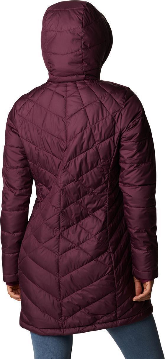 Heavenly Long Hooded Jacket - Womens - Marionberry 2
