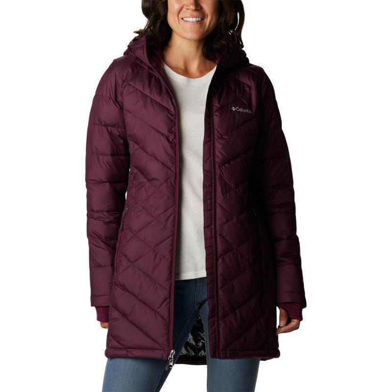 Heavenly Long Hooded Jacket - Womens - Marionberry 4