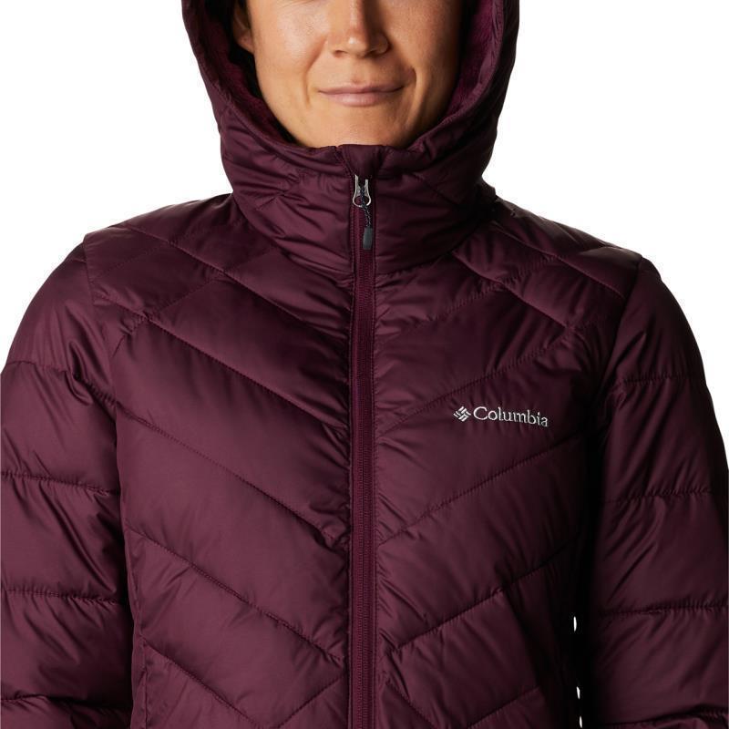 Heavenly Long Hooded Jacket - Womens - Marionberry 6
