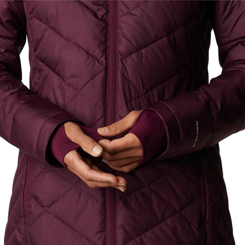 Heavenly Long Hooded Jacket - Womens - Marionberry 7
