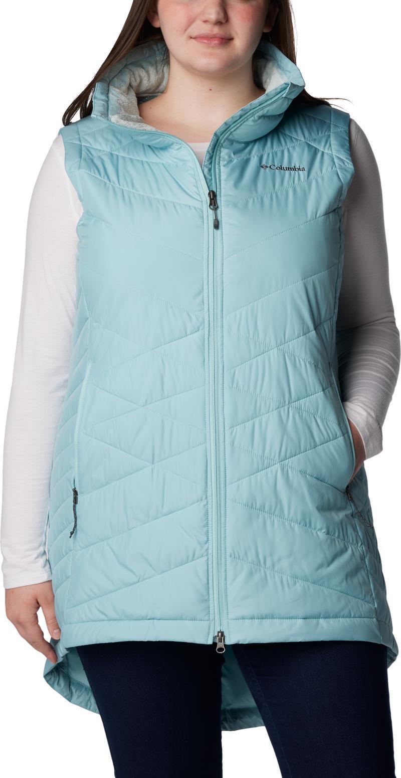 Heavenly Long Vest - Plus - Womens - Aqua Haze 1