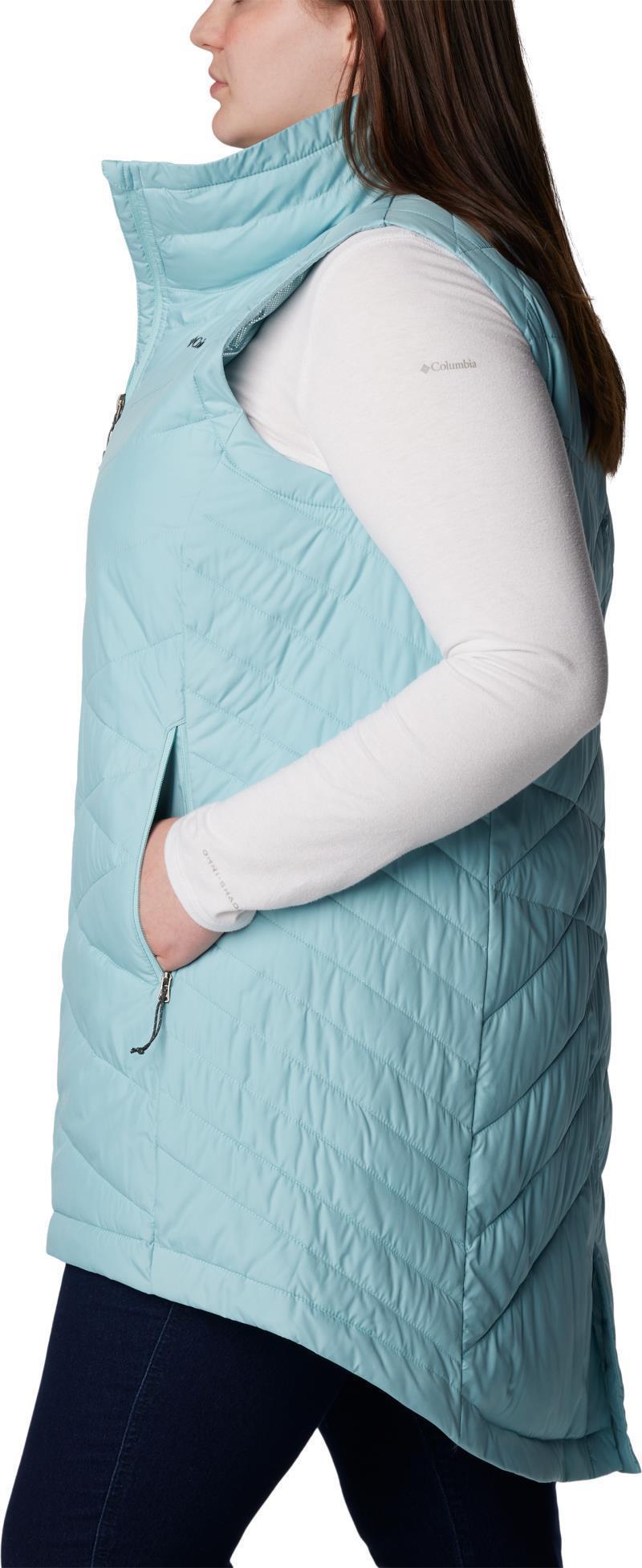 Heavenly Long Vest - Plus - Womens - Aqua Haze 3