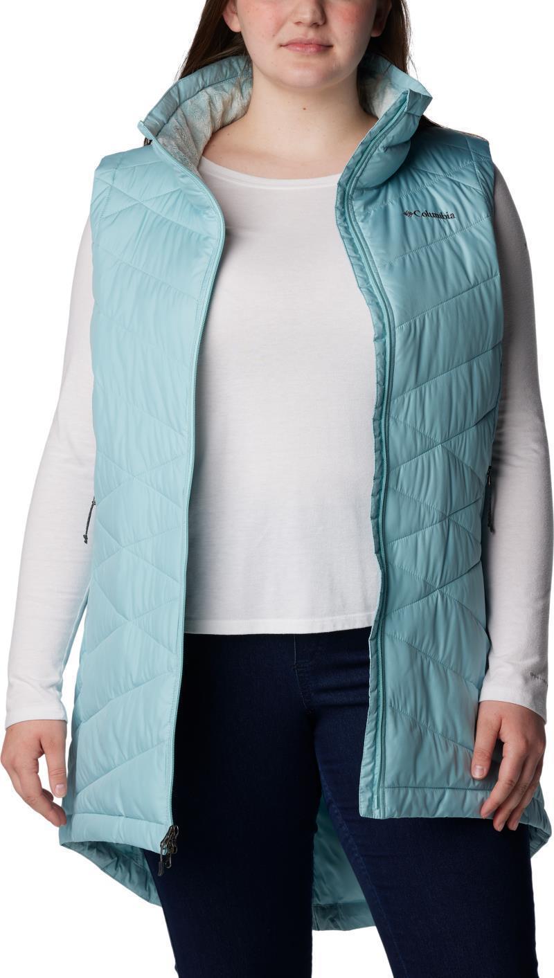 Heavenly Long Vest - Plus - Womens - Aqua Haze 4