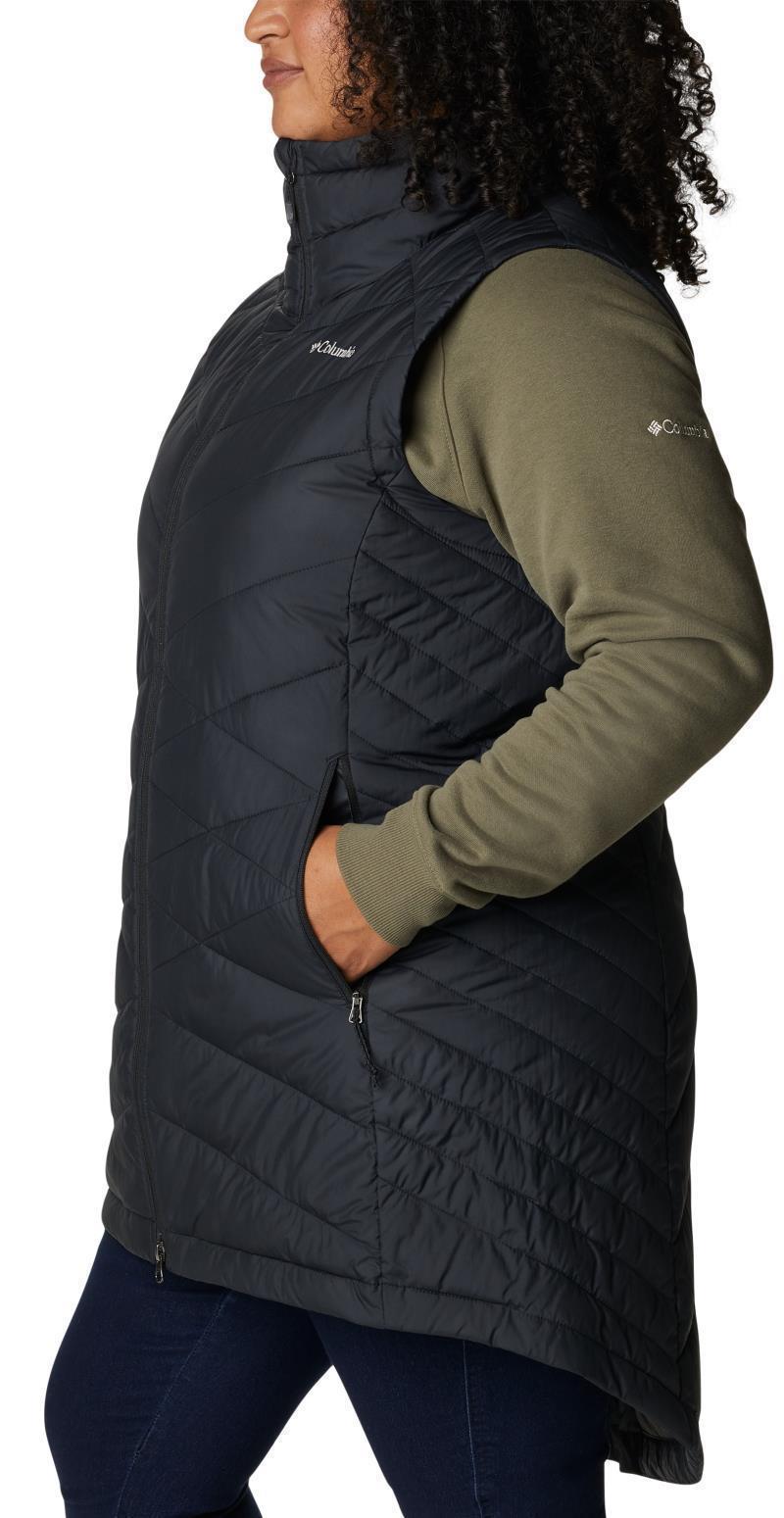 Heavenly Long Vest - Plus - Womens - Black 2