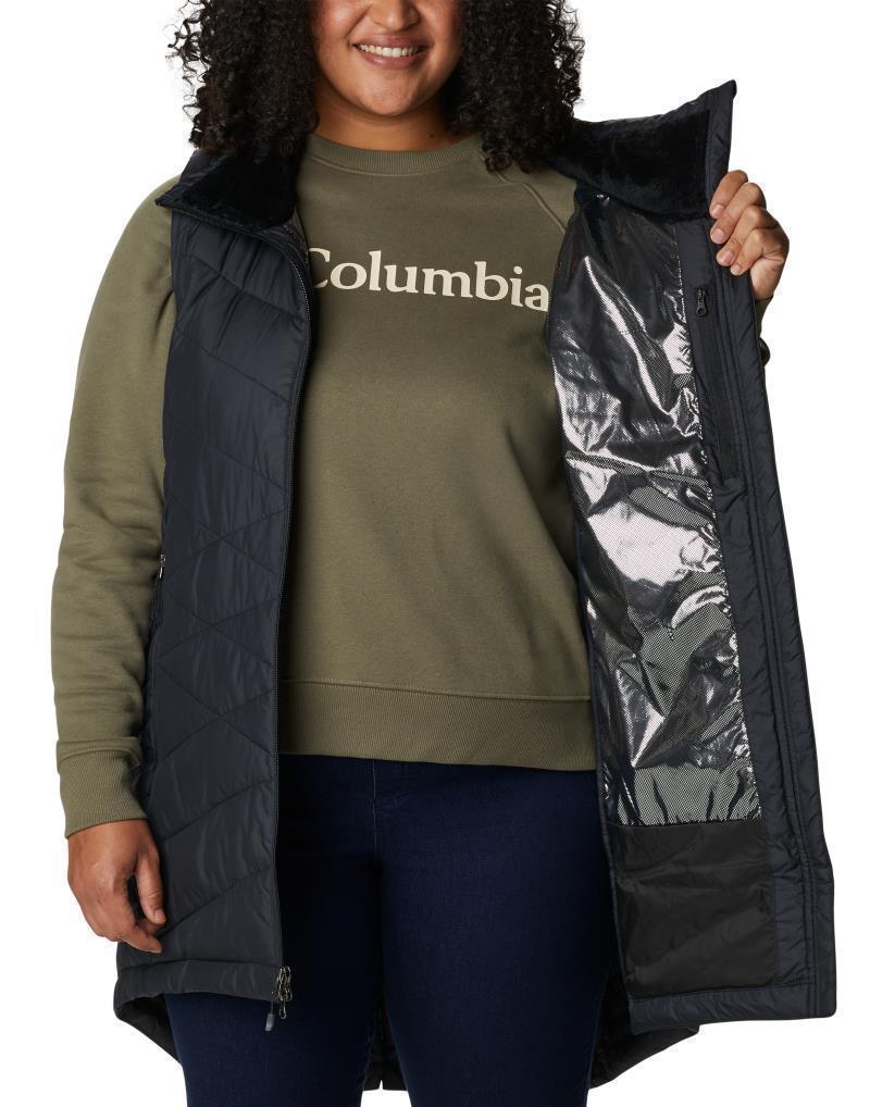 Heavenly Long Vest - Plus - Womens - Black 3