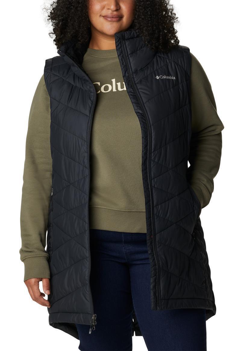 Heavenly Long Vest - Plus - Womens - Black 4