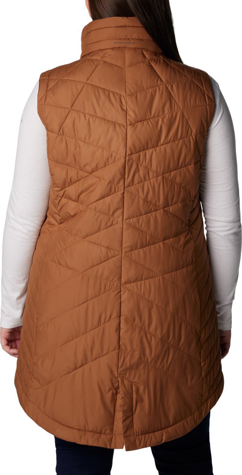 Heavenly Long Vest - Plus - Womens - Camel Brown 3
