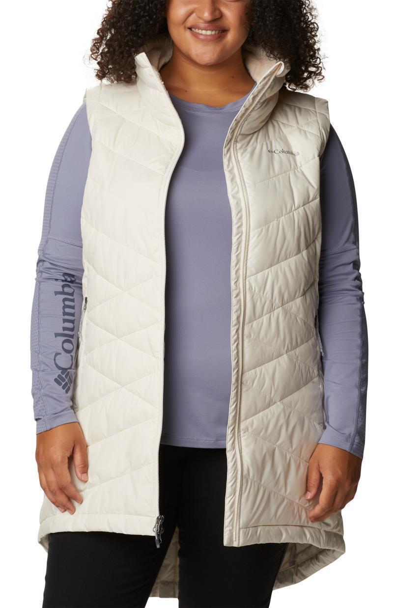 Heavenly Long Vest - Plus - Womens - Chalk 2