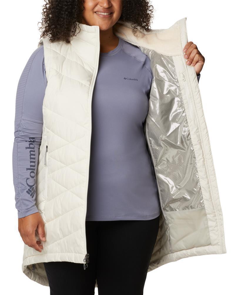 Heavenly Long Vest - Plus - Womens - Chalk 3