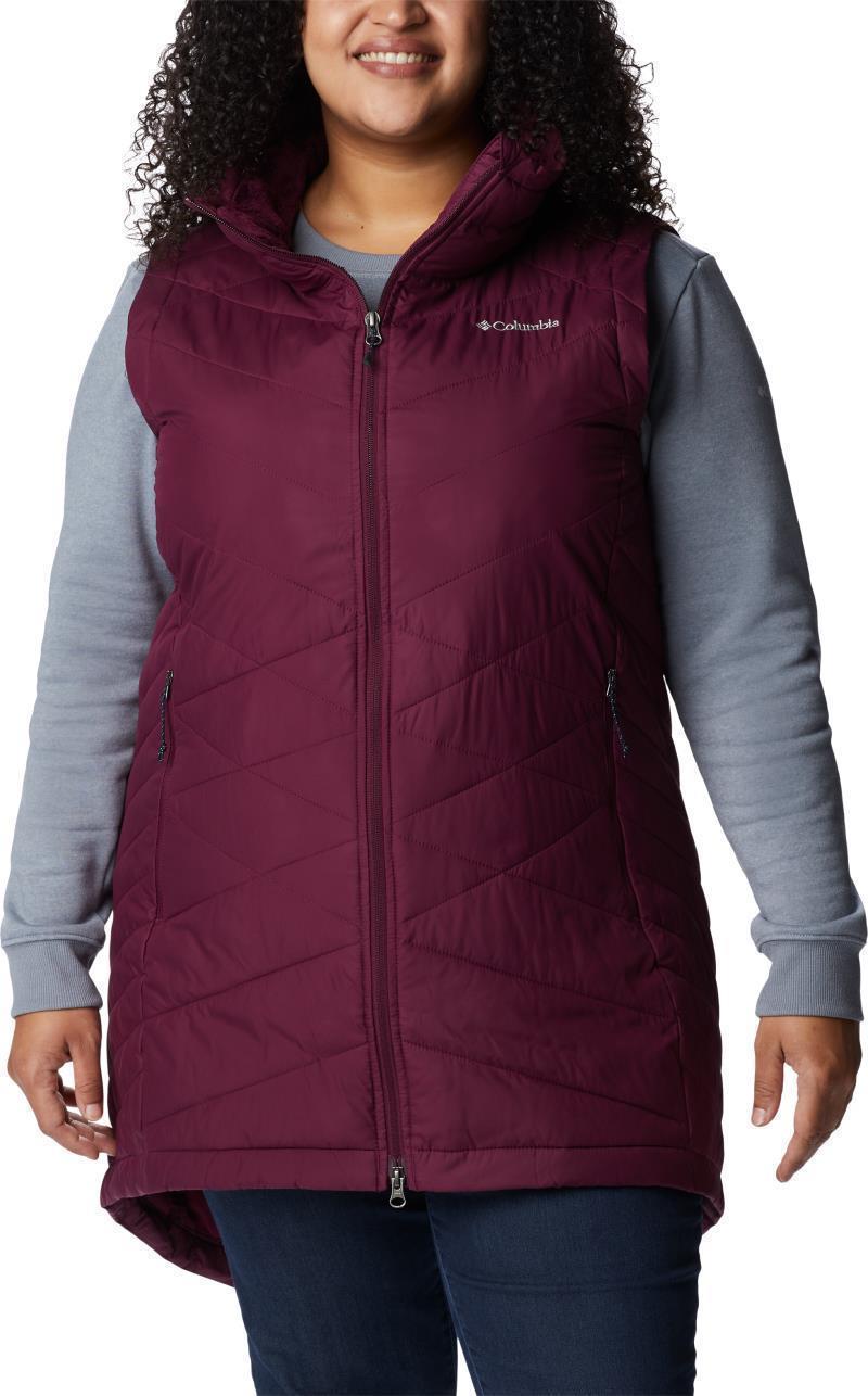 Heavenly Long Vest - Plus - Womens - Marionberry 1