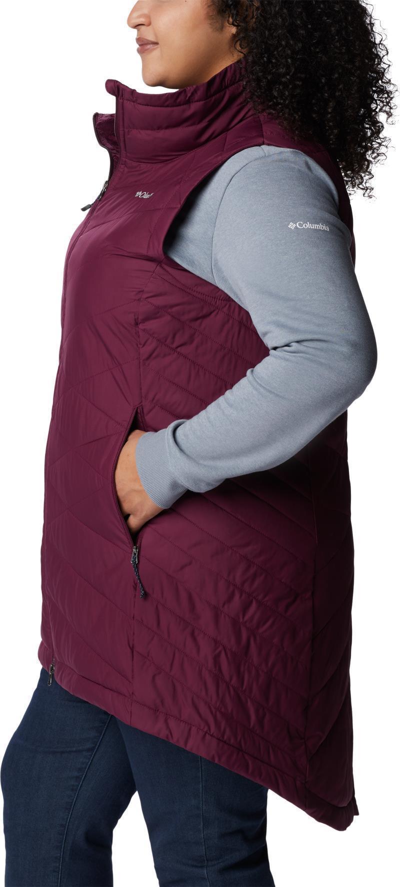 Heavenly Long Vest - Plus - Womens - Marionberry 4