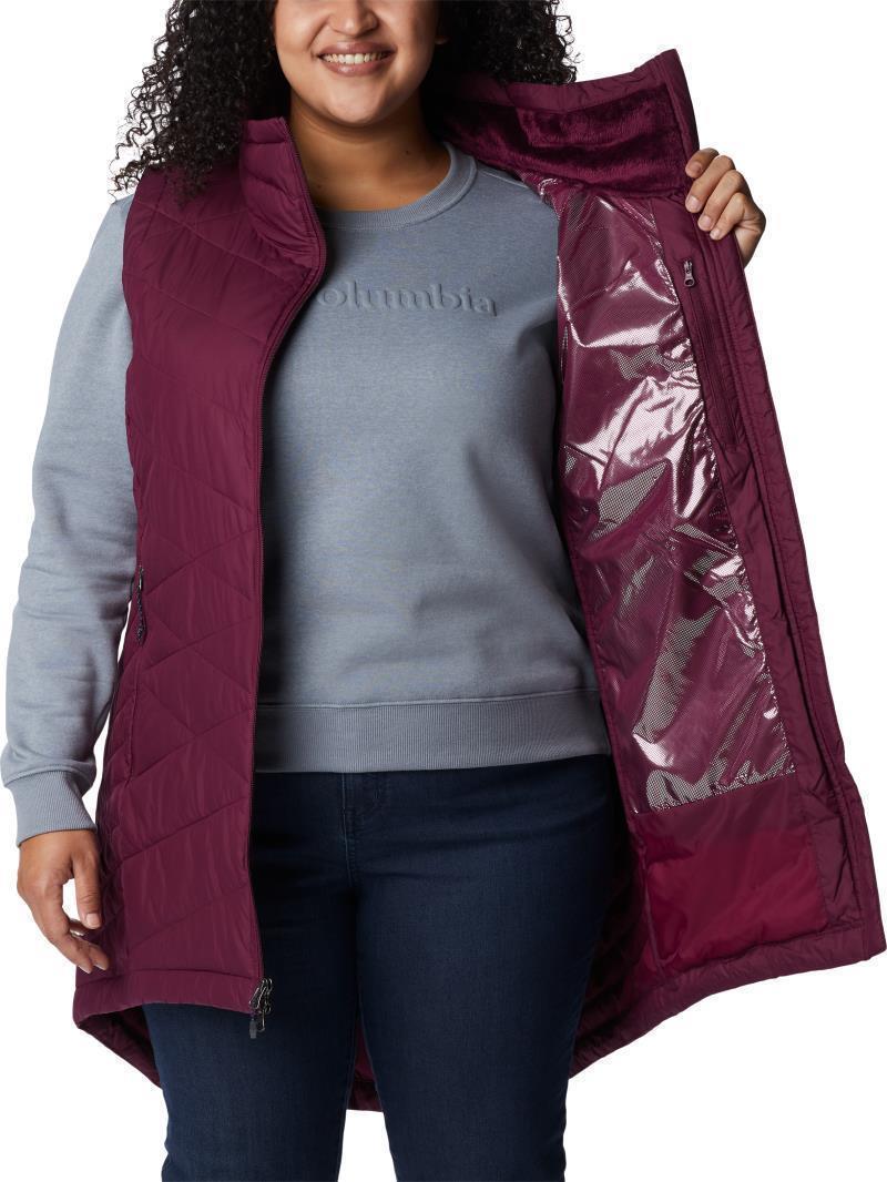 Heavenly Long Vest - Plus - Womens - Marionberry 5