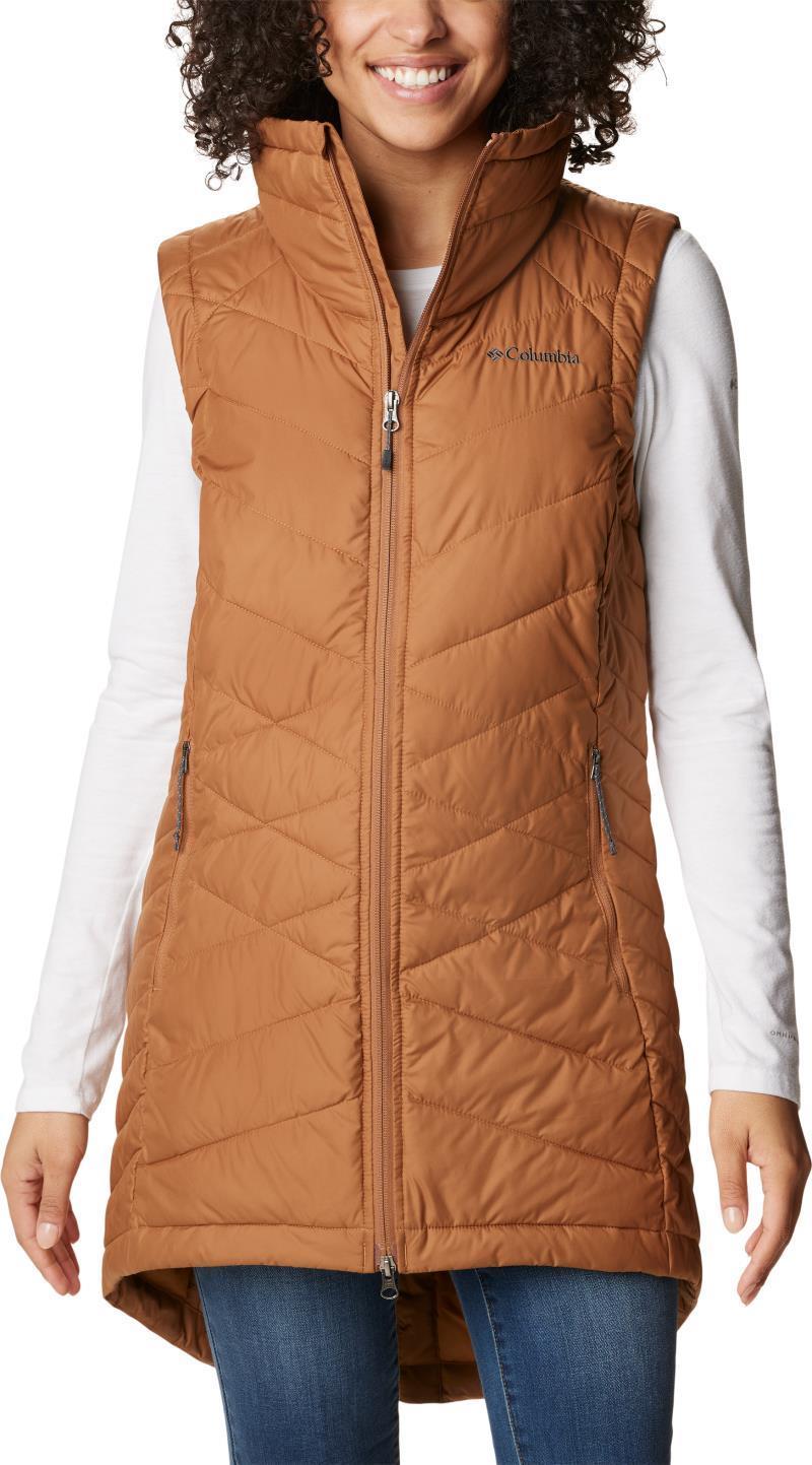 Heavenly Long Vest - Womens - Camel Brown 1