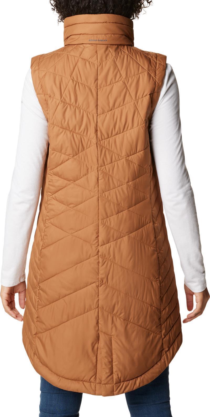 Heavenly Long Vest - Womens - Camel Brown 3